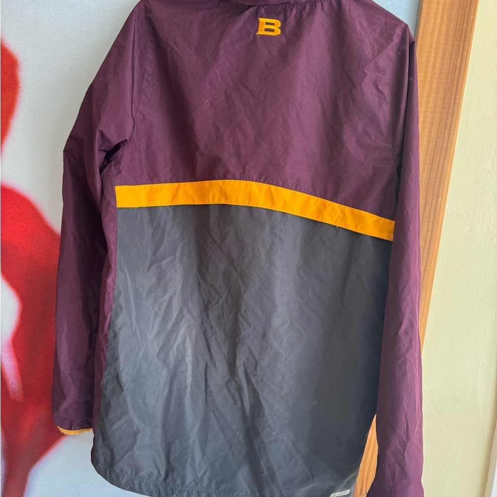 Brisbane Broncos NRL Windbreaker - Purple and Yellow - Picture 3 of 4